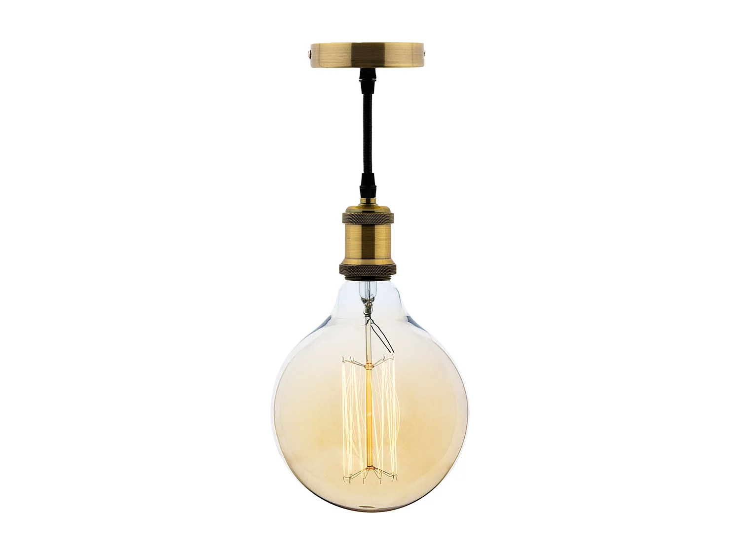 Kit de suspension vintage métal cuivré - Zenitech