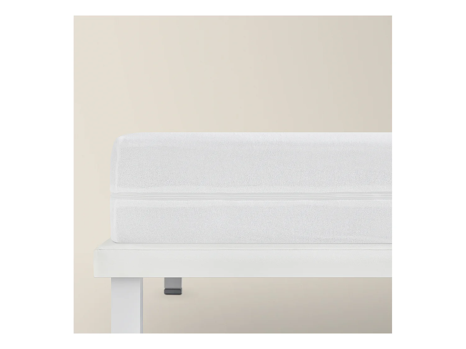 Ademende elastische matrashoes van katoenen badstof