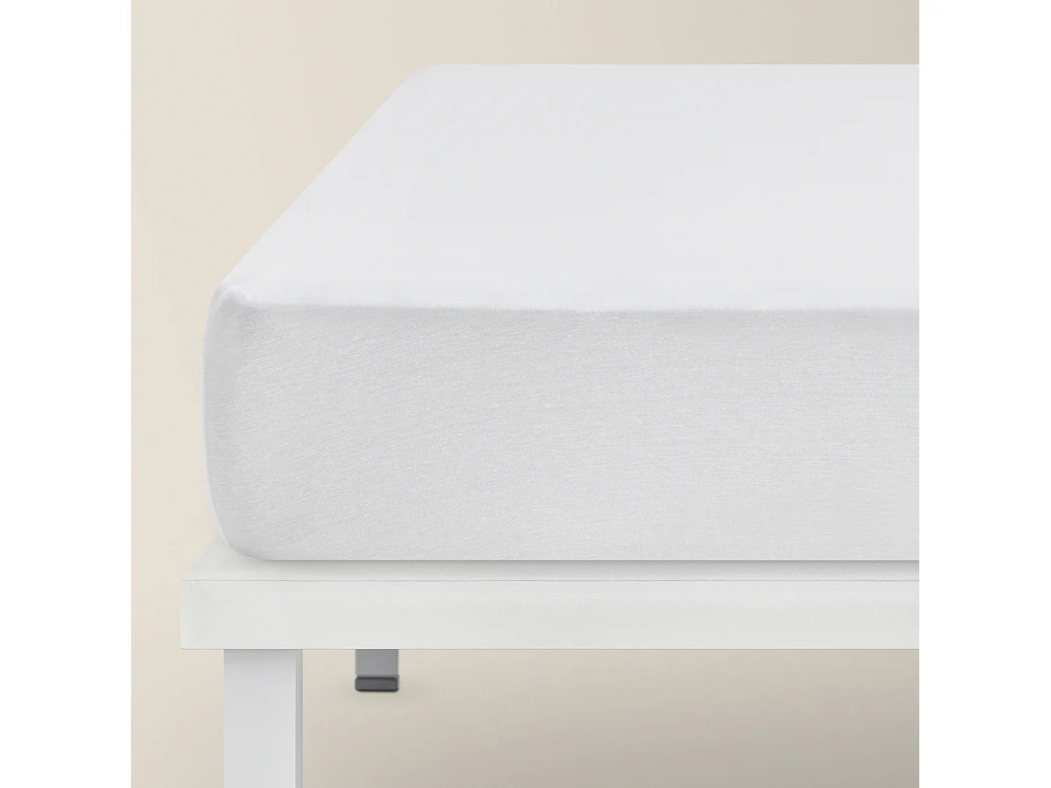 Protège-matelas tricoté respirant anti-acariens