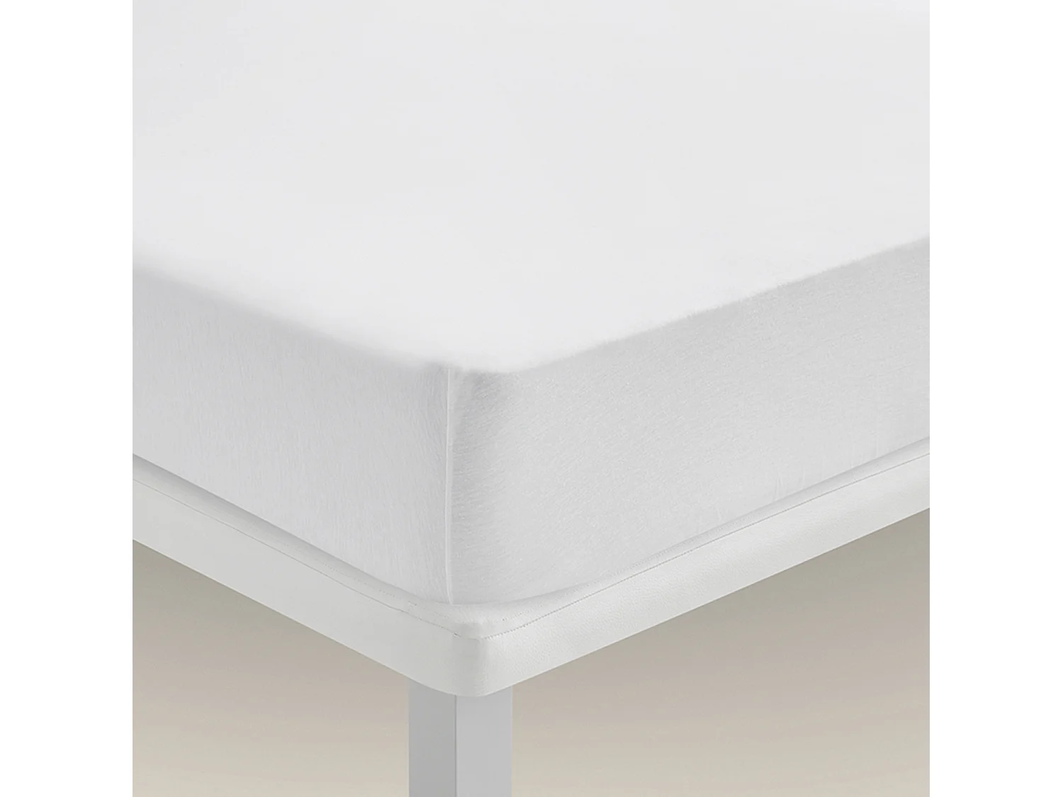 Protège-matelas tricoté respirant anti-acariens