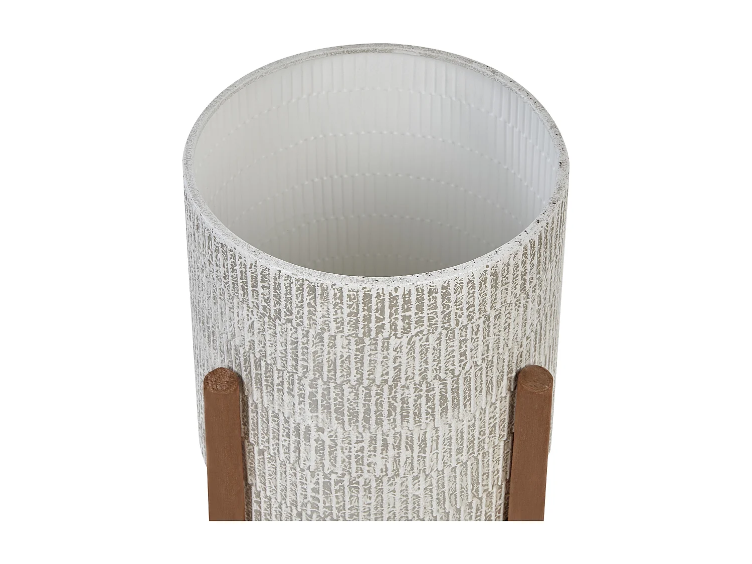 Doniczka na nóżkach PINSAPO Metal 30 cm Szary