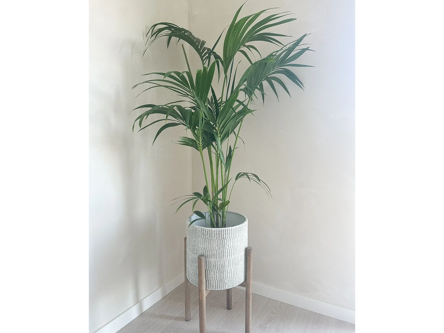Vaso per piante rialzato PINSAPO Metallo 30 cm Grigio