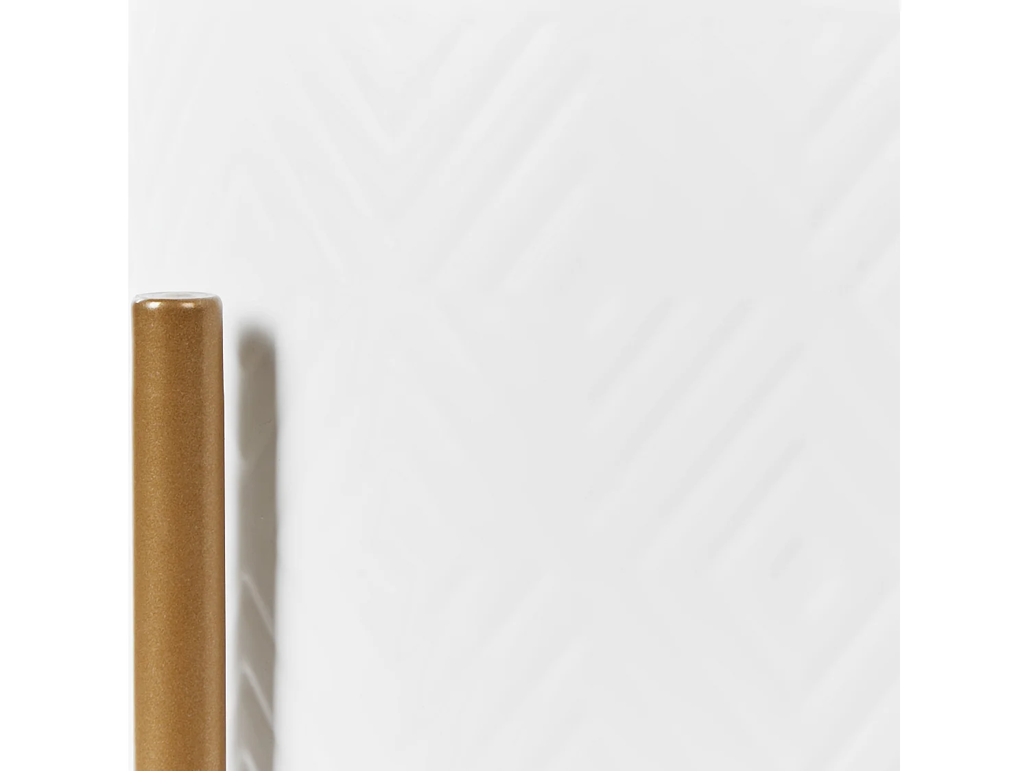 Vaso alto para plantas ASTILLBE Metal 31 cm Branco