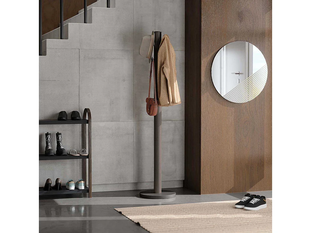 Porte manteaux sur pied 9 crochets repliables Flapper