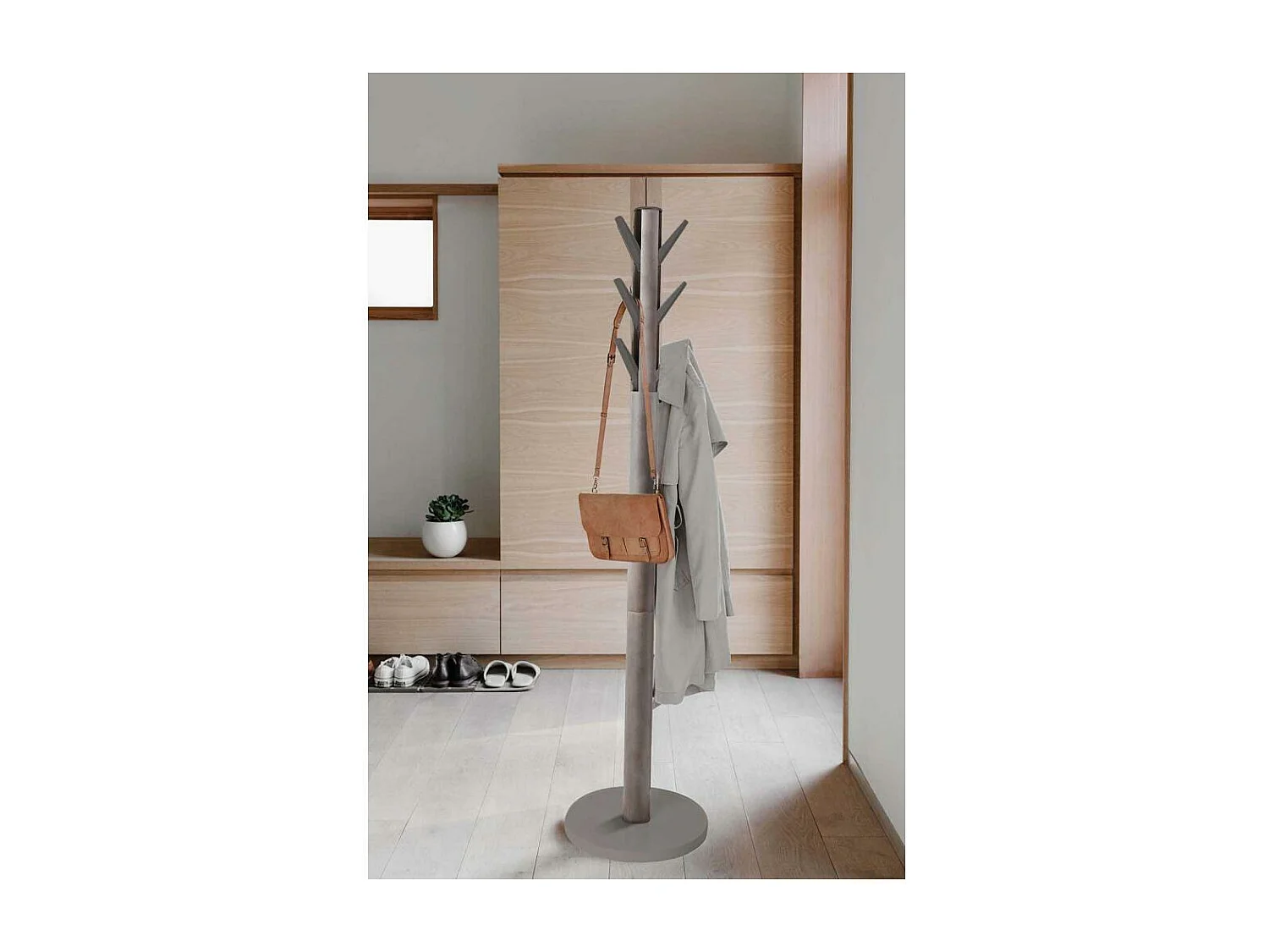 Porte manteaux sur pied 9 crochets repliables Flapper