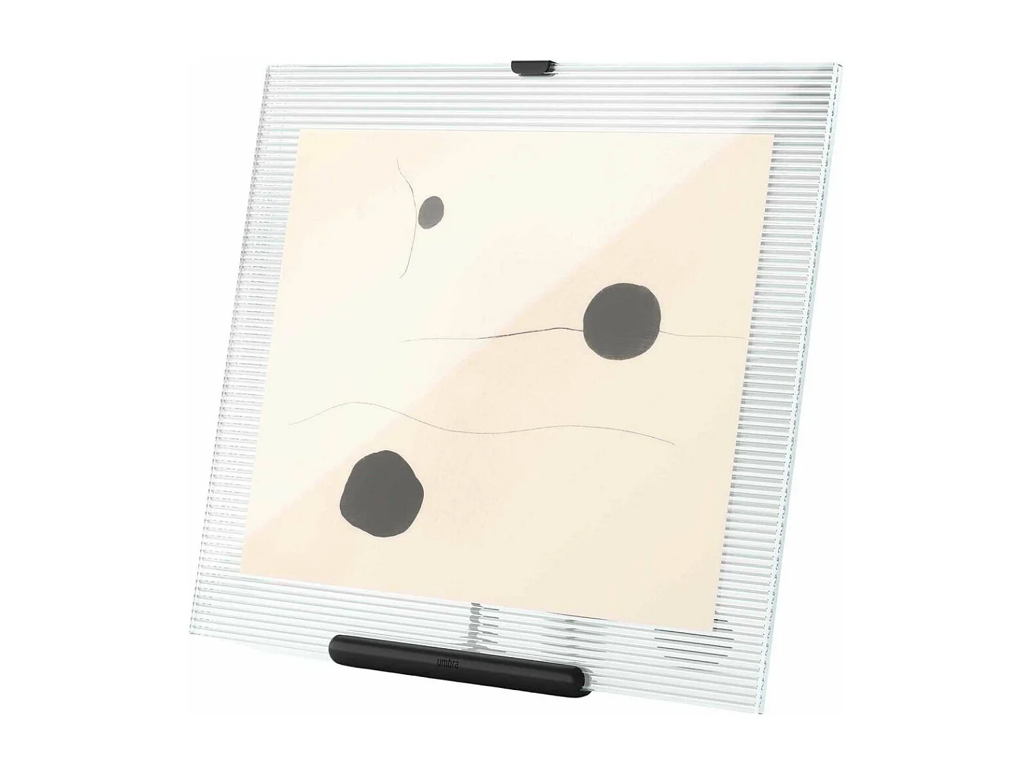 Cadre photo en zinc et verre Flute Pour photo 20 x 25 cm