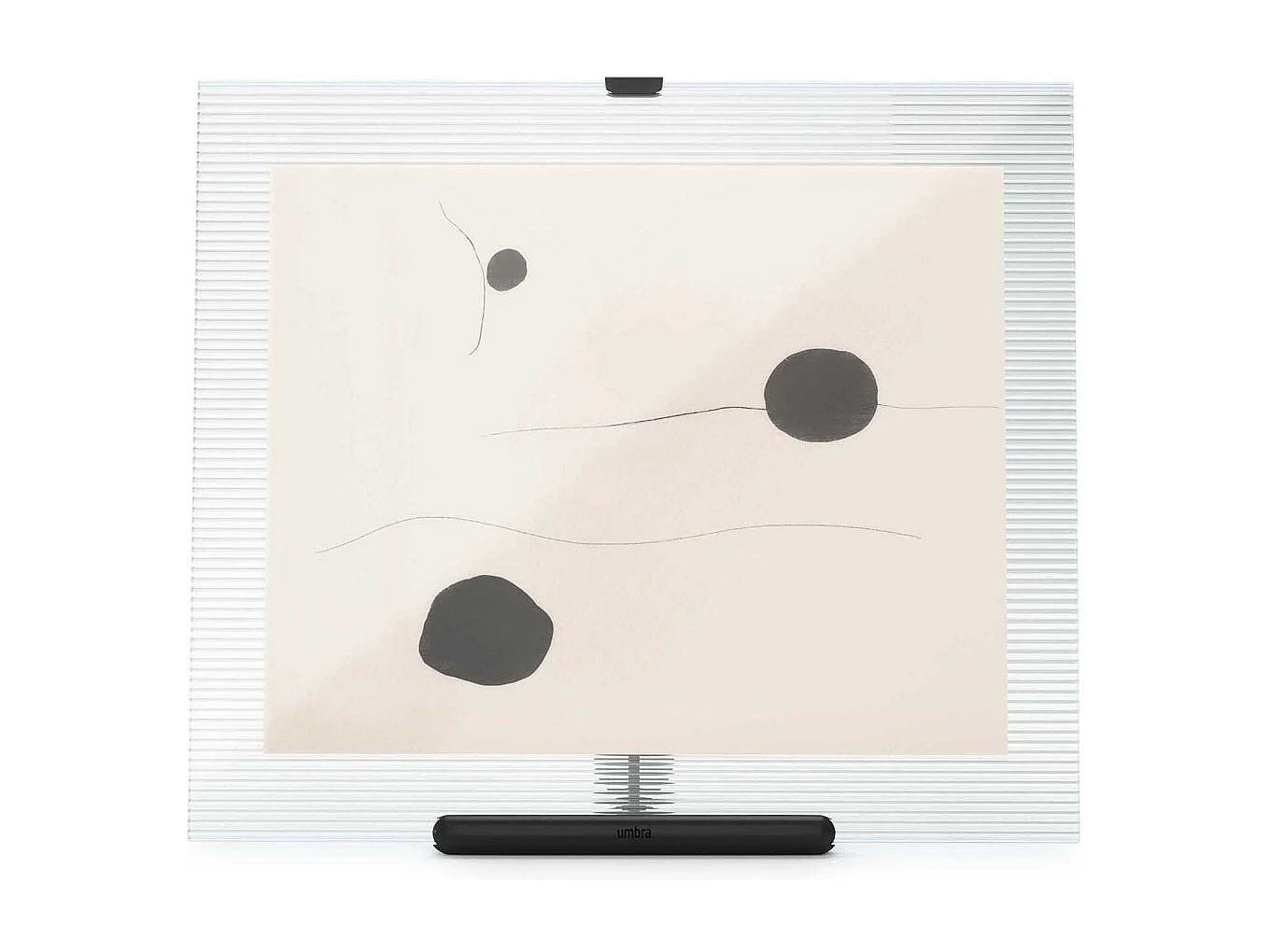 Cadre photo en zinc et verre Flute Pour photo 20 x 25 cm