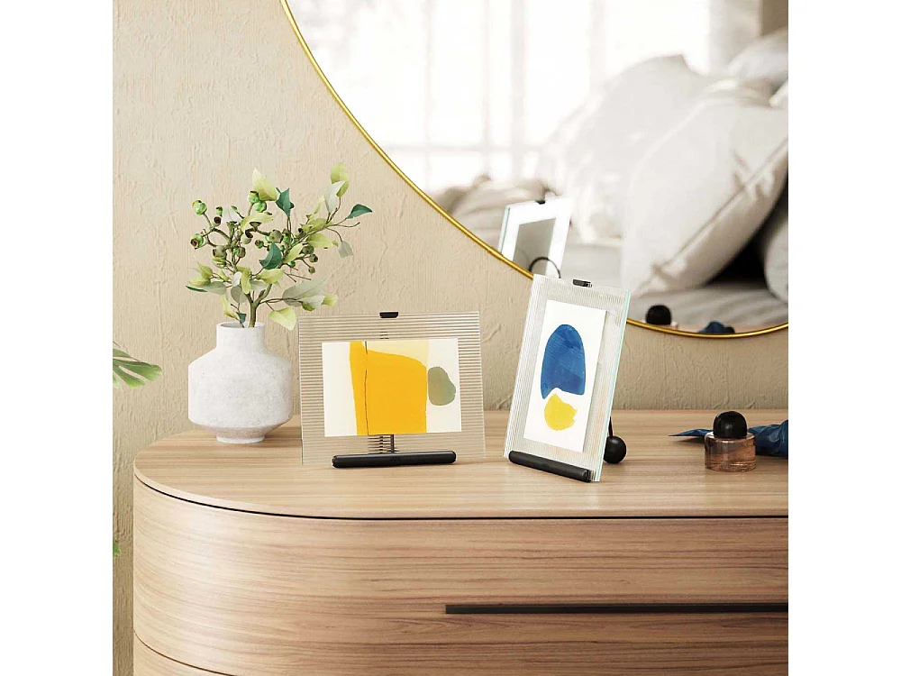 Cadre photo en zinc et verre Flute Pour photo 13 x 18 cm