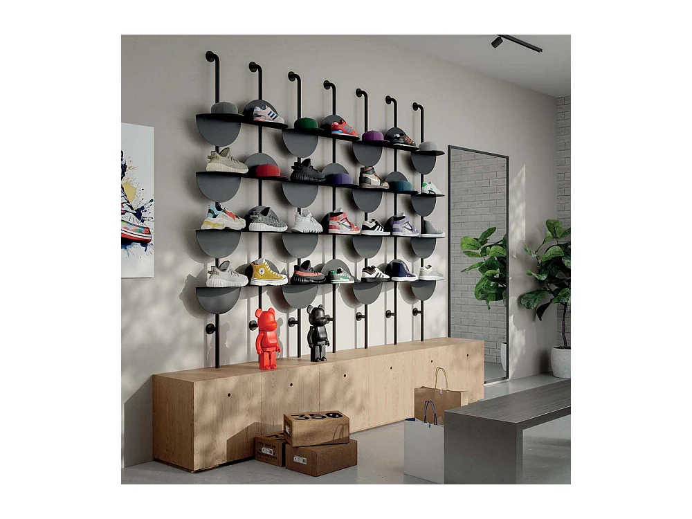 Etagère autoportante en métal Solis