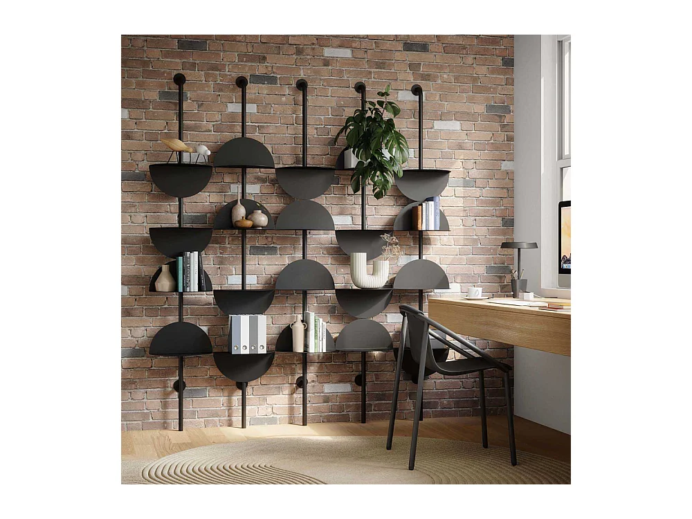 Etagère autoportante en métal Solis