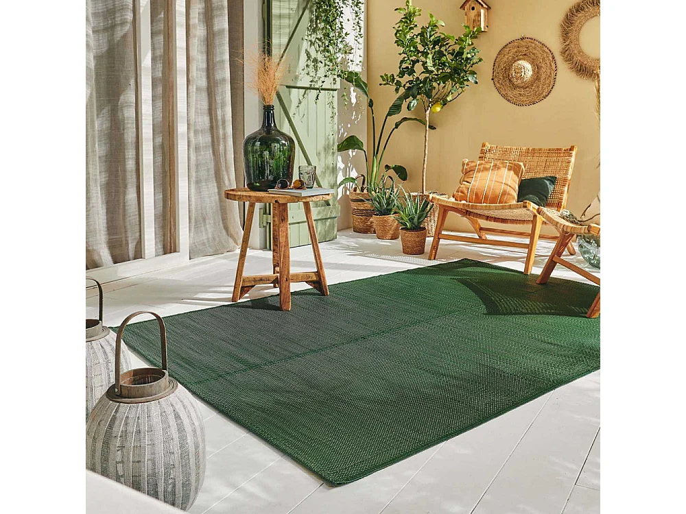 Tapis extérieur en polypropylène Spargi 1747 vert 120 x 160 cm