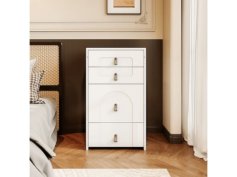 Coiffeuse avec 3 tiroirs, plateau pliable et 1 tabouret - 50 x 40 x 115.6 cm - miroir lumineux LED intégré - Bois MDF - Blanc