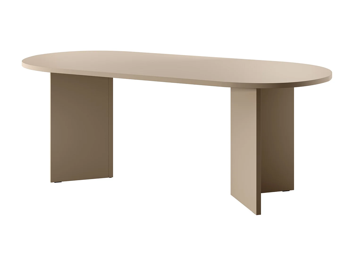 Eettafel - Cappuccino kleur - 90x204 cm - OVO