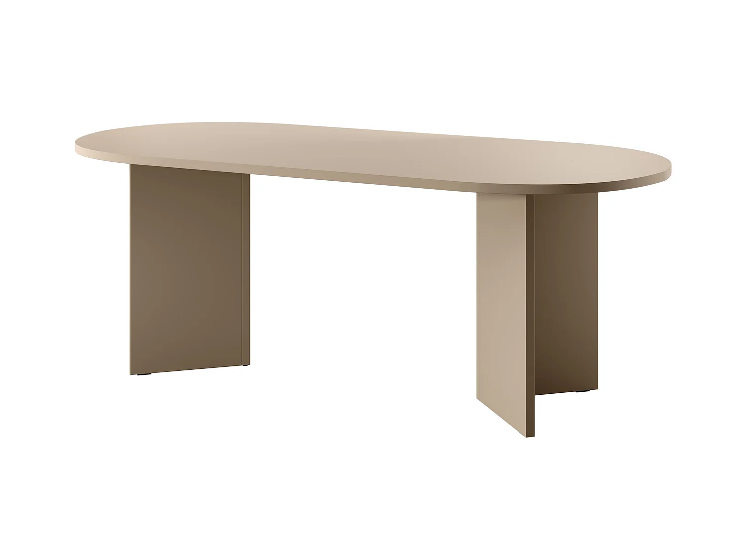 Table à manger - couleur Cappuccino - 90x204 cm - OVO