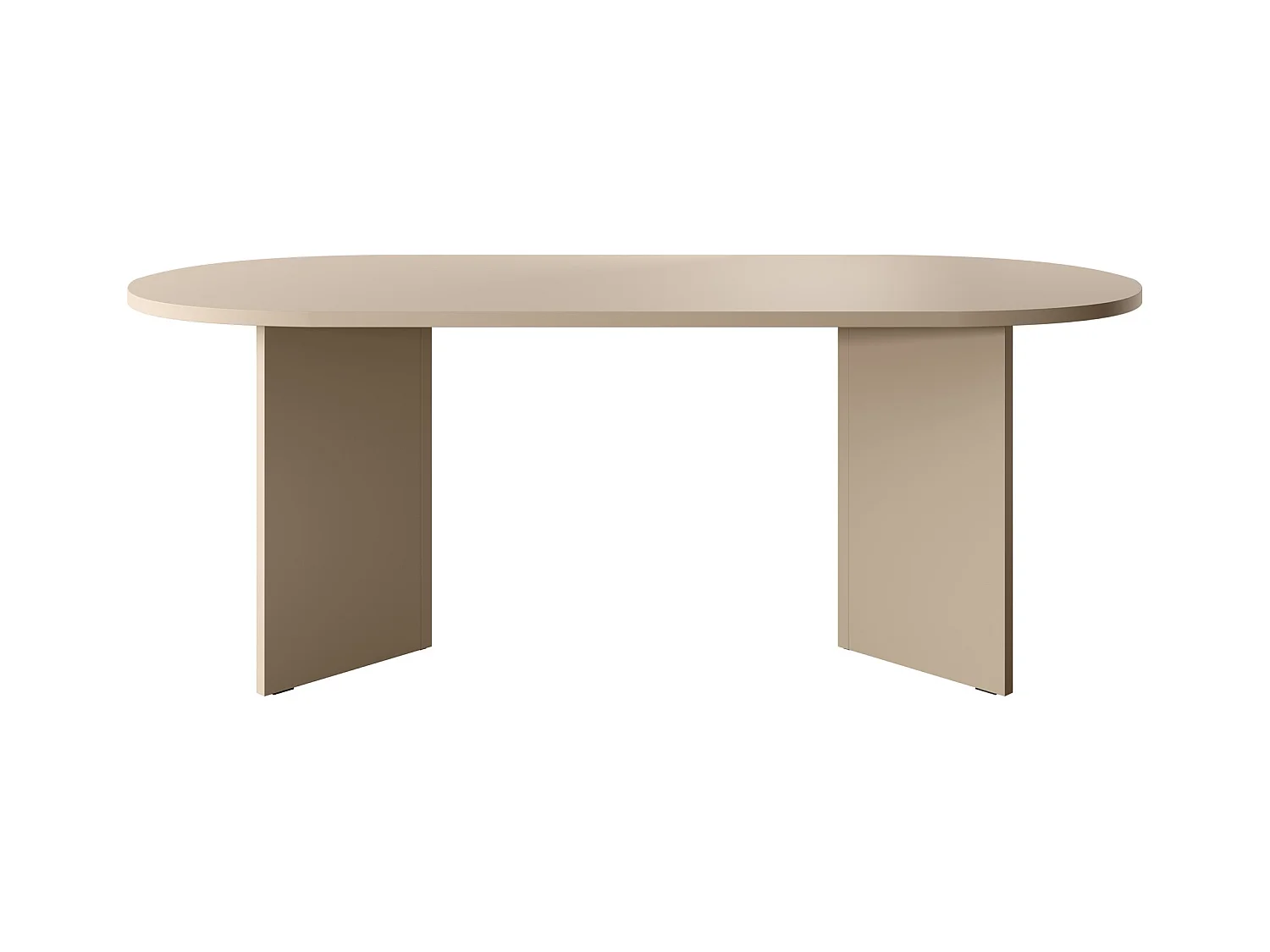 Table à manger - couleur Cappuccino - 90x204 cm - OVO