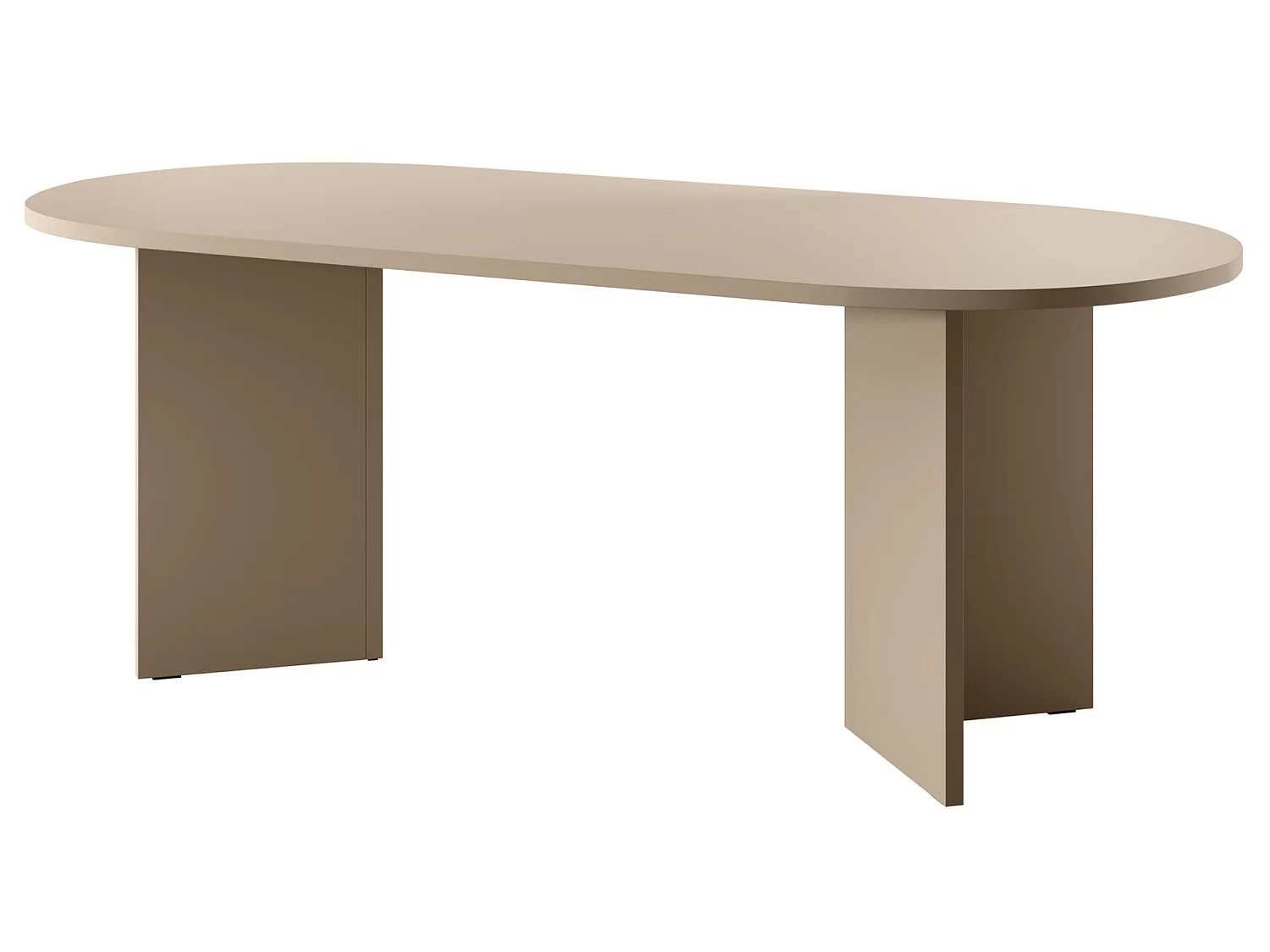 Table à manger - couleur Cappuccino - 90x204 cm - OVO