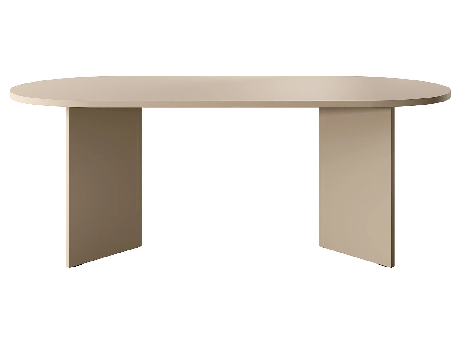 Table à manger - couleur Cappuccino - 90x204 cm - OVO