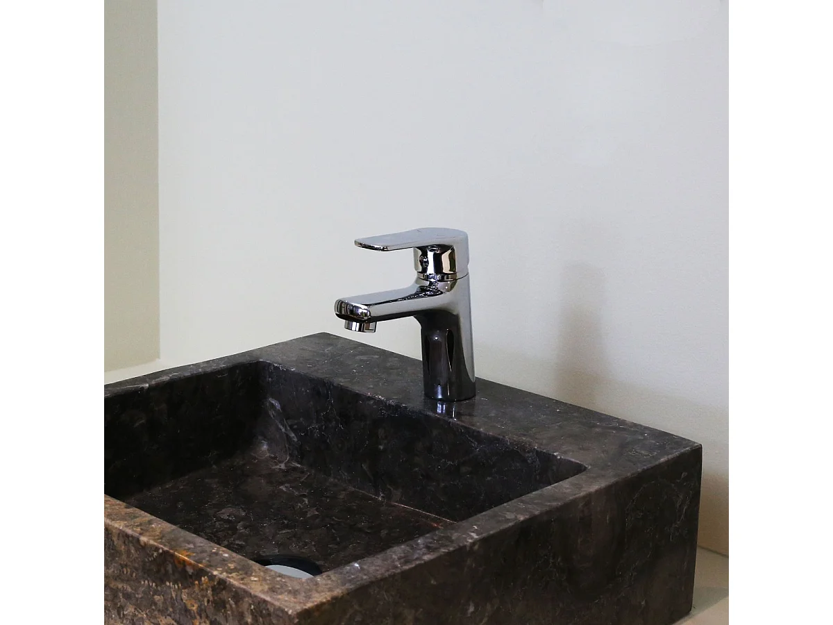 Full niedriger Waschtischmischer Chrom Essebagno