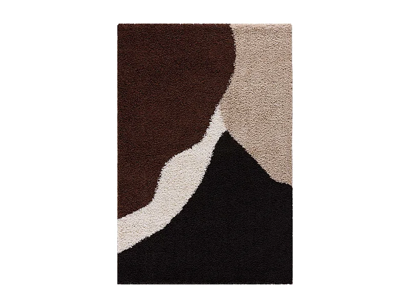 Tapis intérieur en polypropylène Vivara 1060 marron 80 x 140 cm