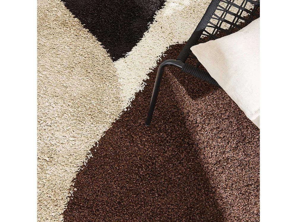 Tapis intérieur en polypropylène Vivara 1060 marron 80 x 140 cm