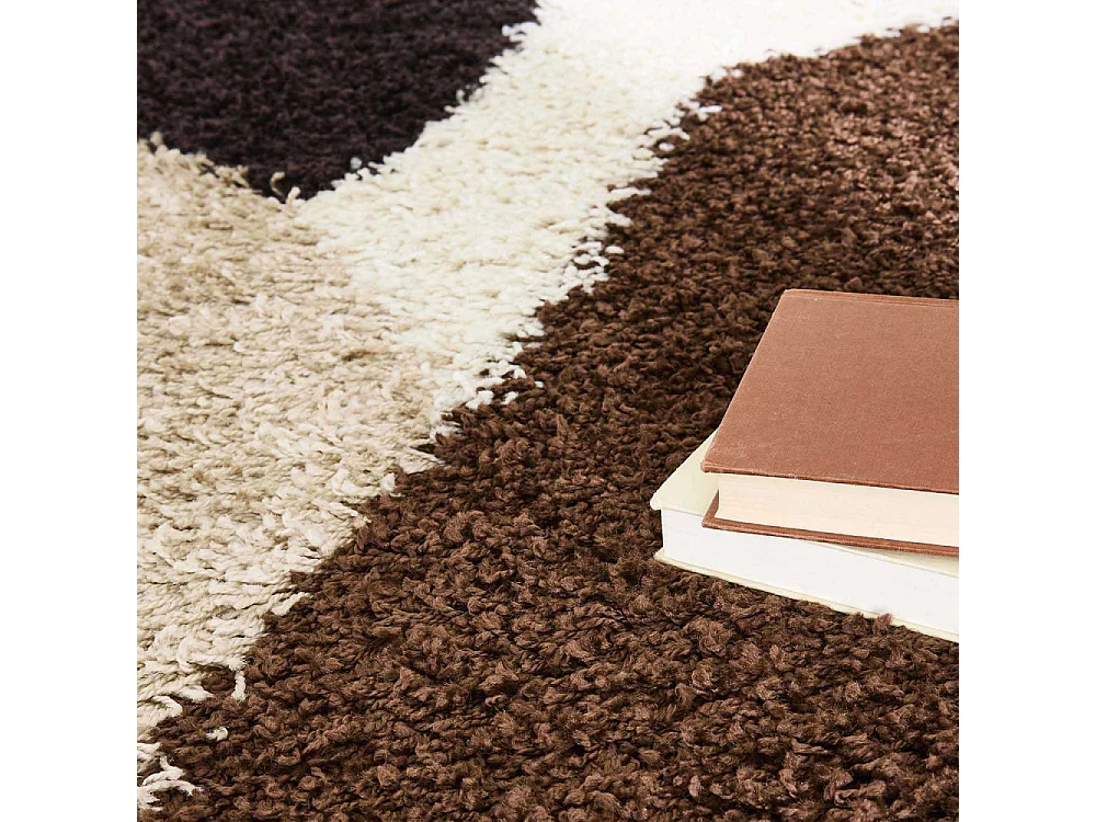 Tapis intérieur en polypropylène Vivara 1060 marron 80 x 140 cm