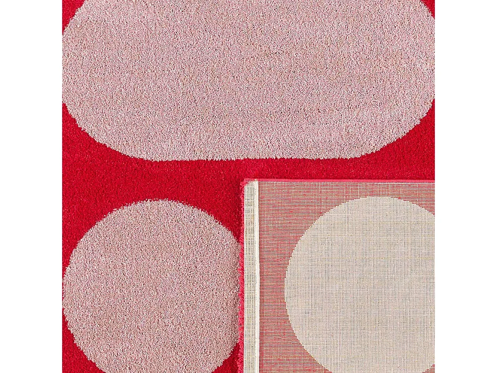 Tapis intérieur à poils longs Swing 381 rouge 200 x 280 cm