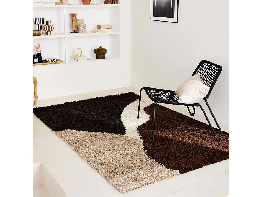 Tapis intérieur en polypropylène Vivara 1060 marron 200 x 280 cm