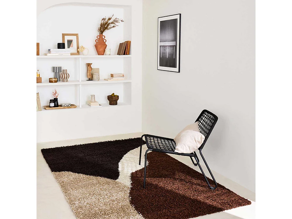 Tapis intérieur en polypropylène Vivara 1060 marron 200 x 280 cm