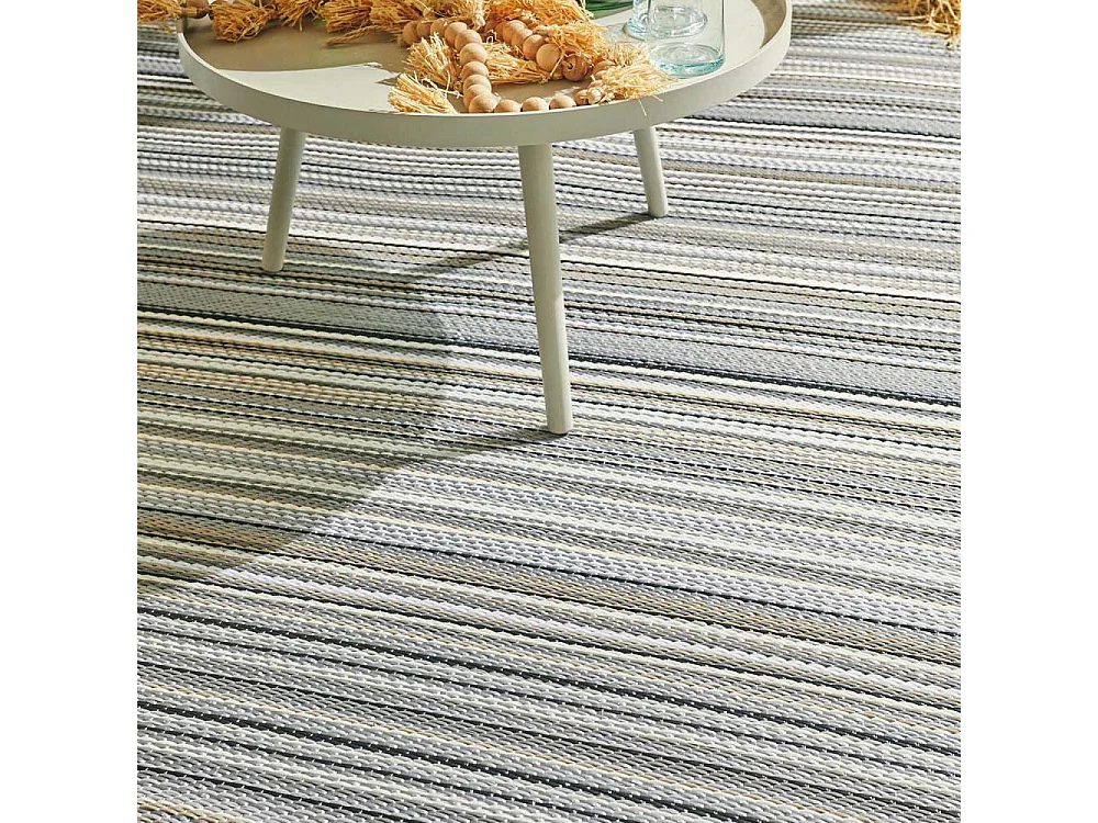 Tapis extérieur en polypropylène Spargi 1746 gris 150 x 220 cm