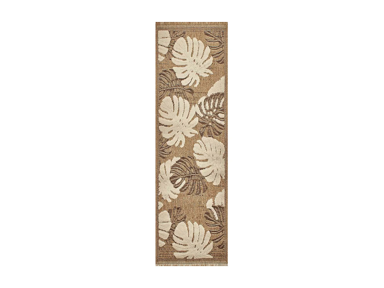 Tapis intérieur extérieur aspect jute marron Tijuana 9062 290 x 200 cm