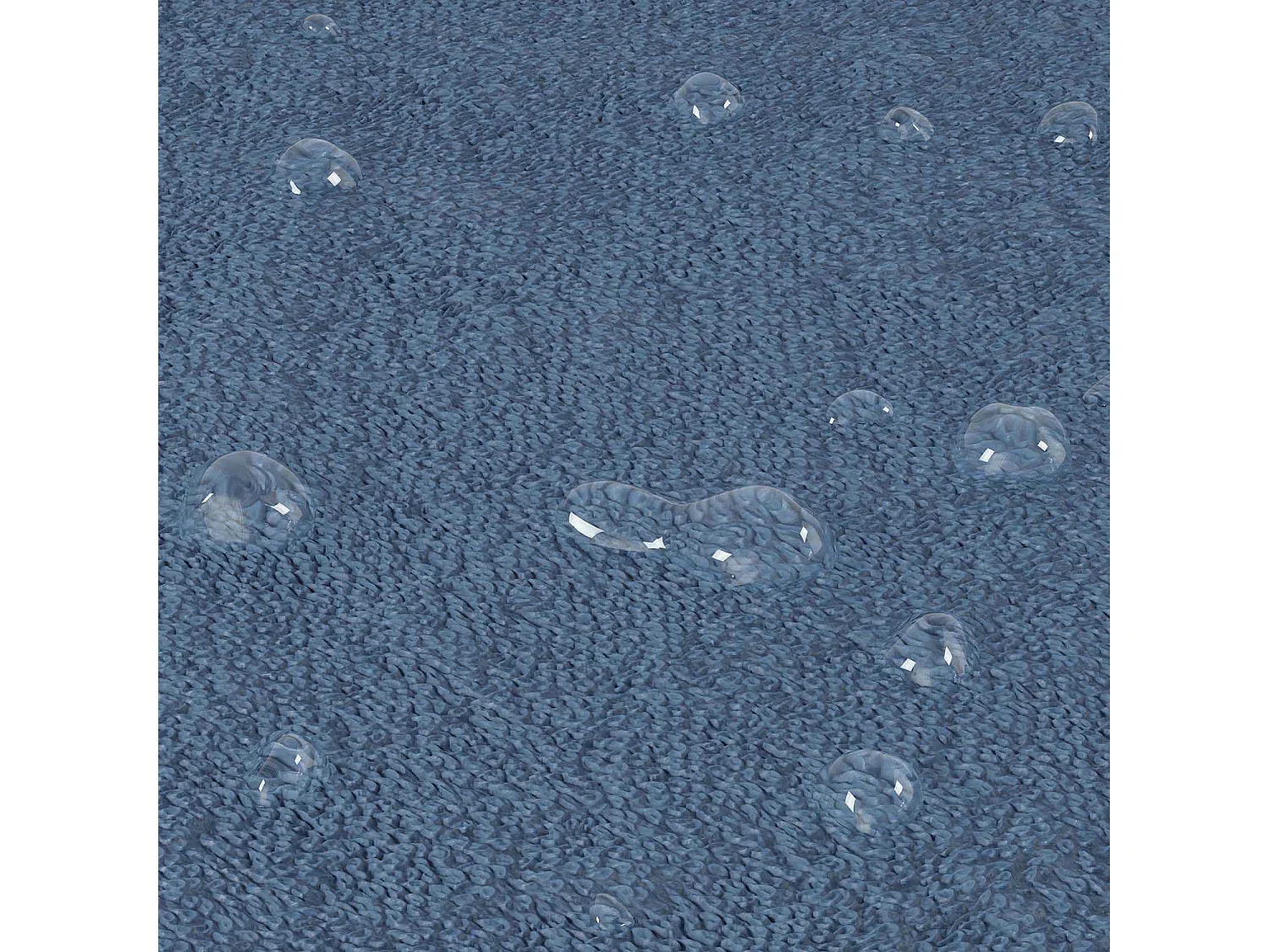 Tapis de séchage vaisselle pliable Udry Bleu ardoise