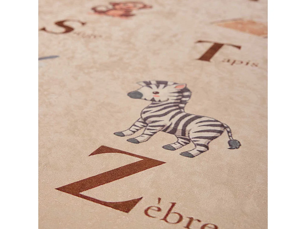 Tapis intérieur à poils courts Alix 736 beige 120 x 160 cm