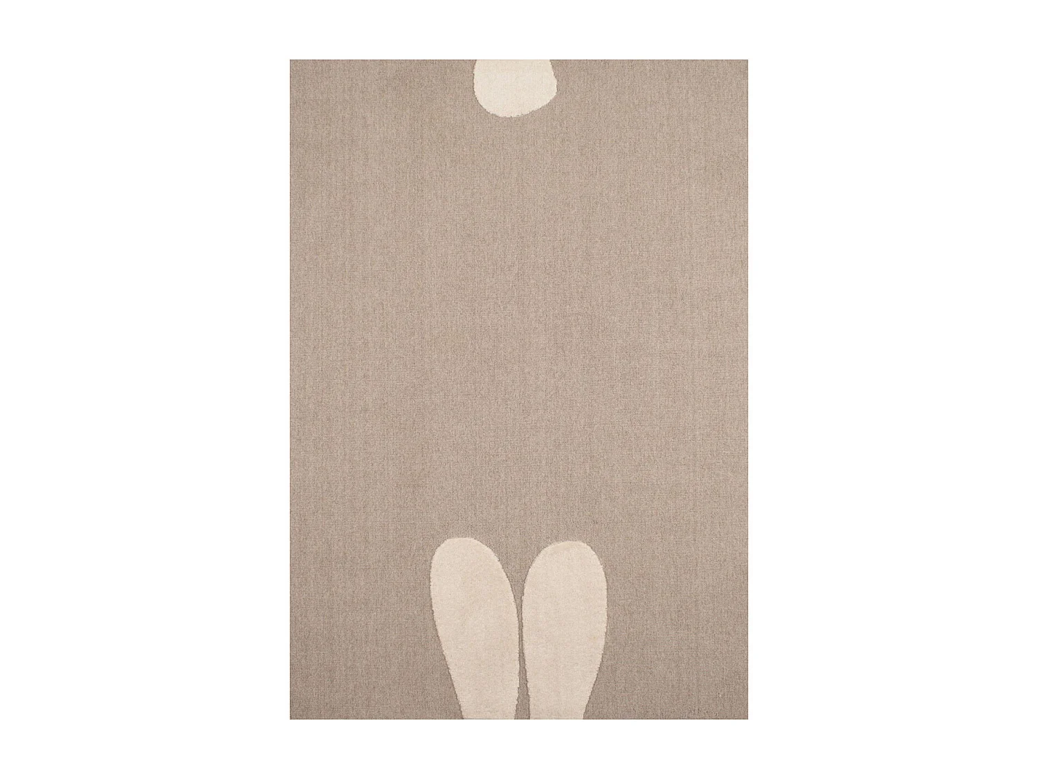 Tapis intérieur en polyester Fantine lapin 160 x 230 cm