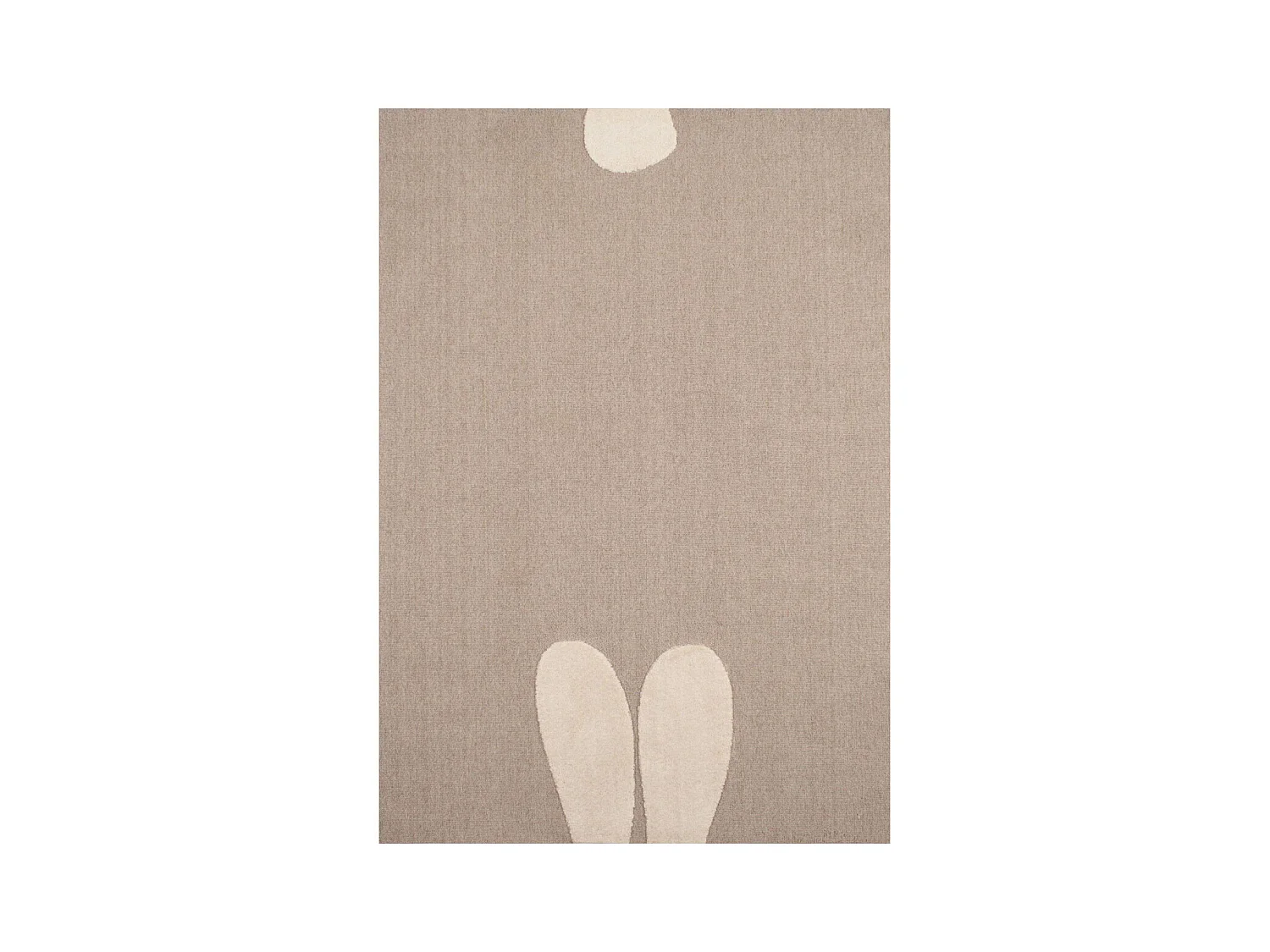 Tapis intérieur en polyester Fantine lapin 170 x 120 cm