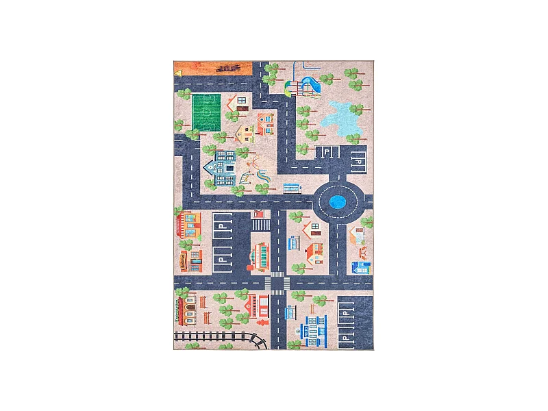 Tapis intérieur à poils courts Alix 738 beige 120 x 160 cm