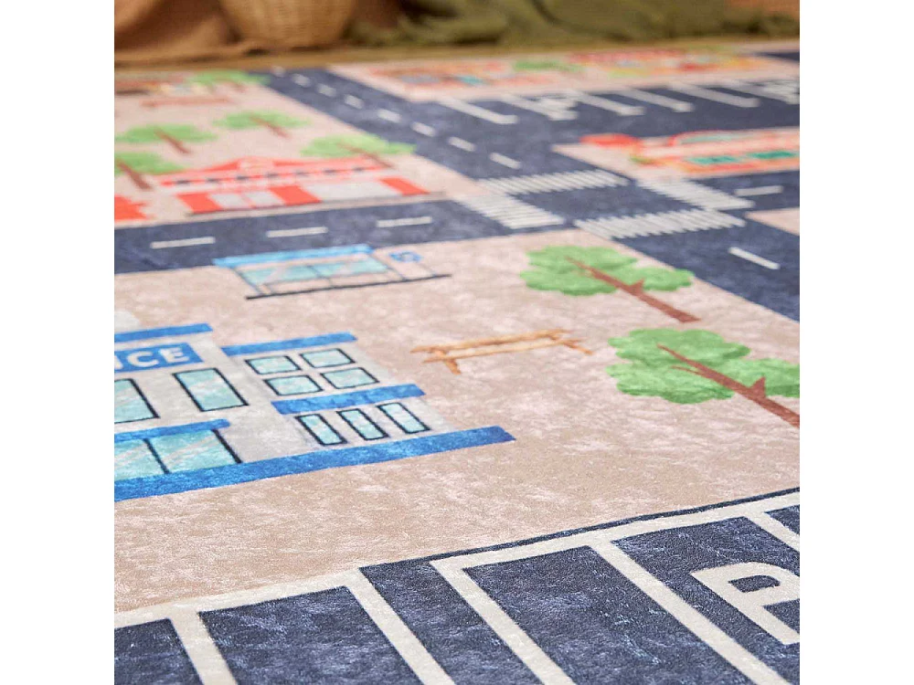 Tapis intérieur à poils courts Alix 738 beige 160 x 230 cm