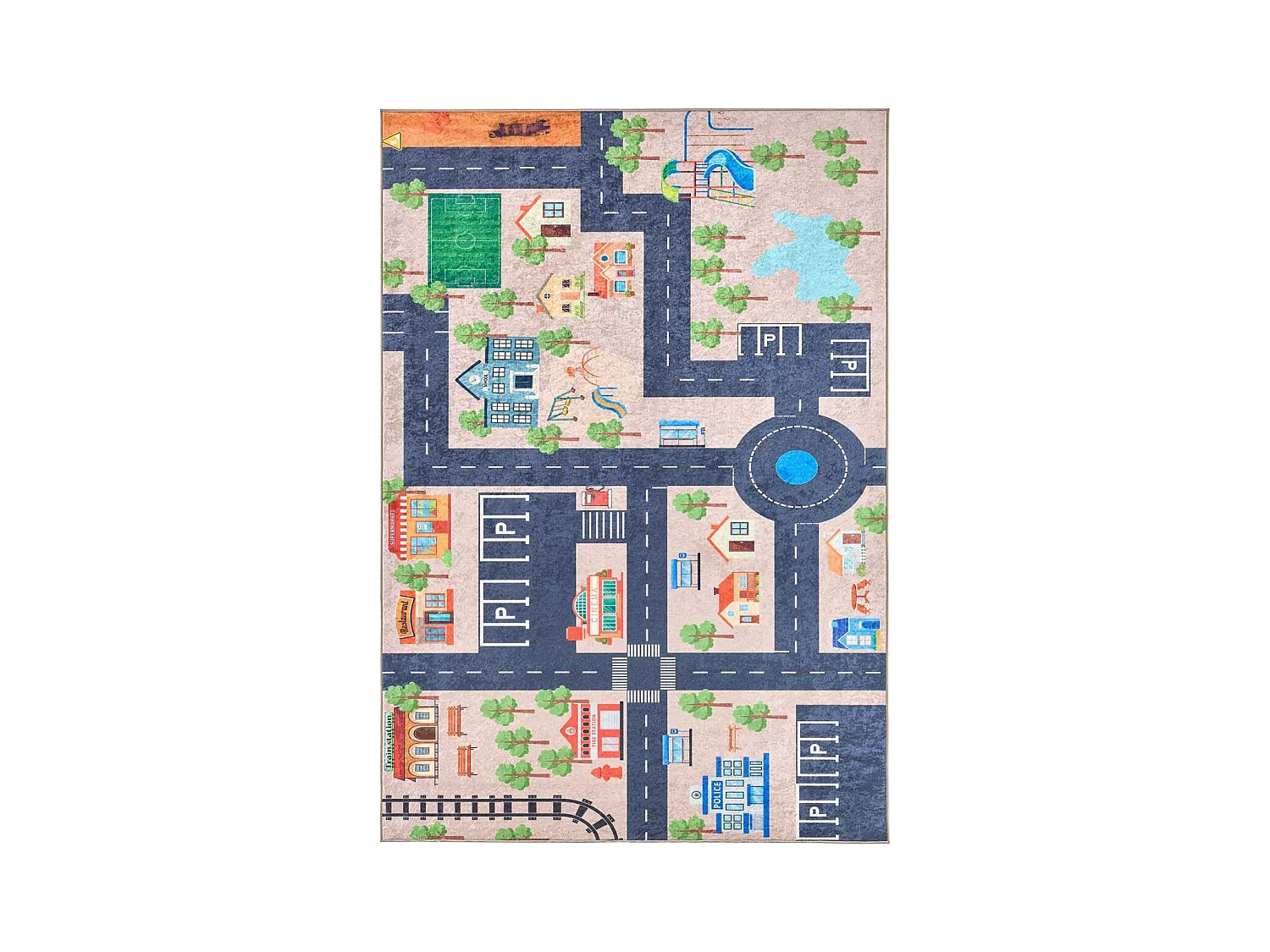 Tapis intérieur à poils courts Alix 738 beige 160 x 230 cm