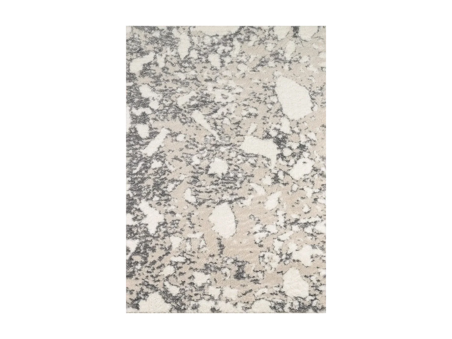 Tapis intérieur en polyester poils longs Léna léopard 160 x 120 cm