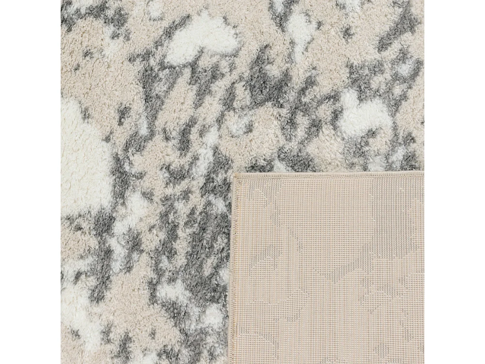 Tapis intérieur en polyester poils longs Léna léopard 160 x 120 cm