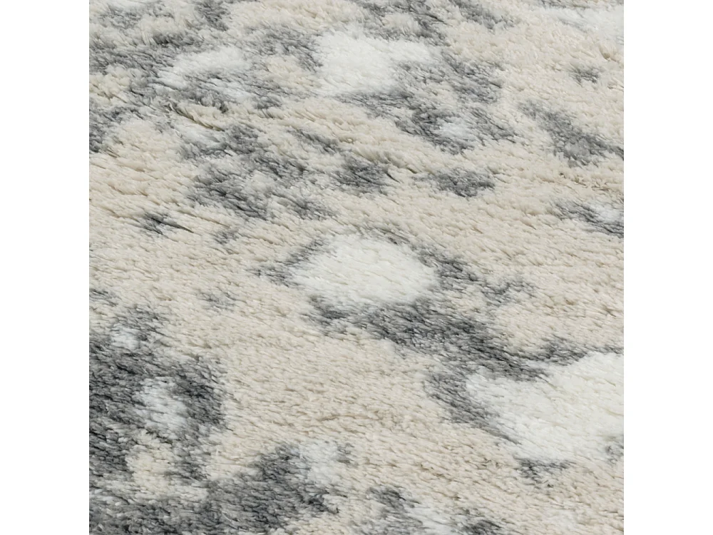 Tapis intérieur en polyester poils longs Léna léopard 160 x 120 cm