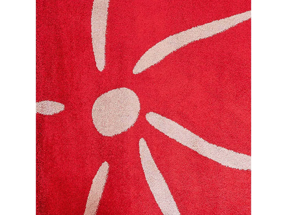 Tapis intérieur à poils longs Swing 385 rouge 200 x 280 cm