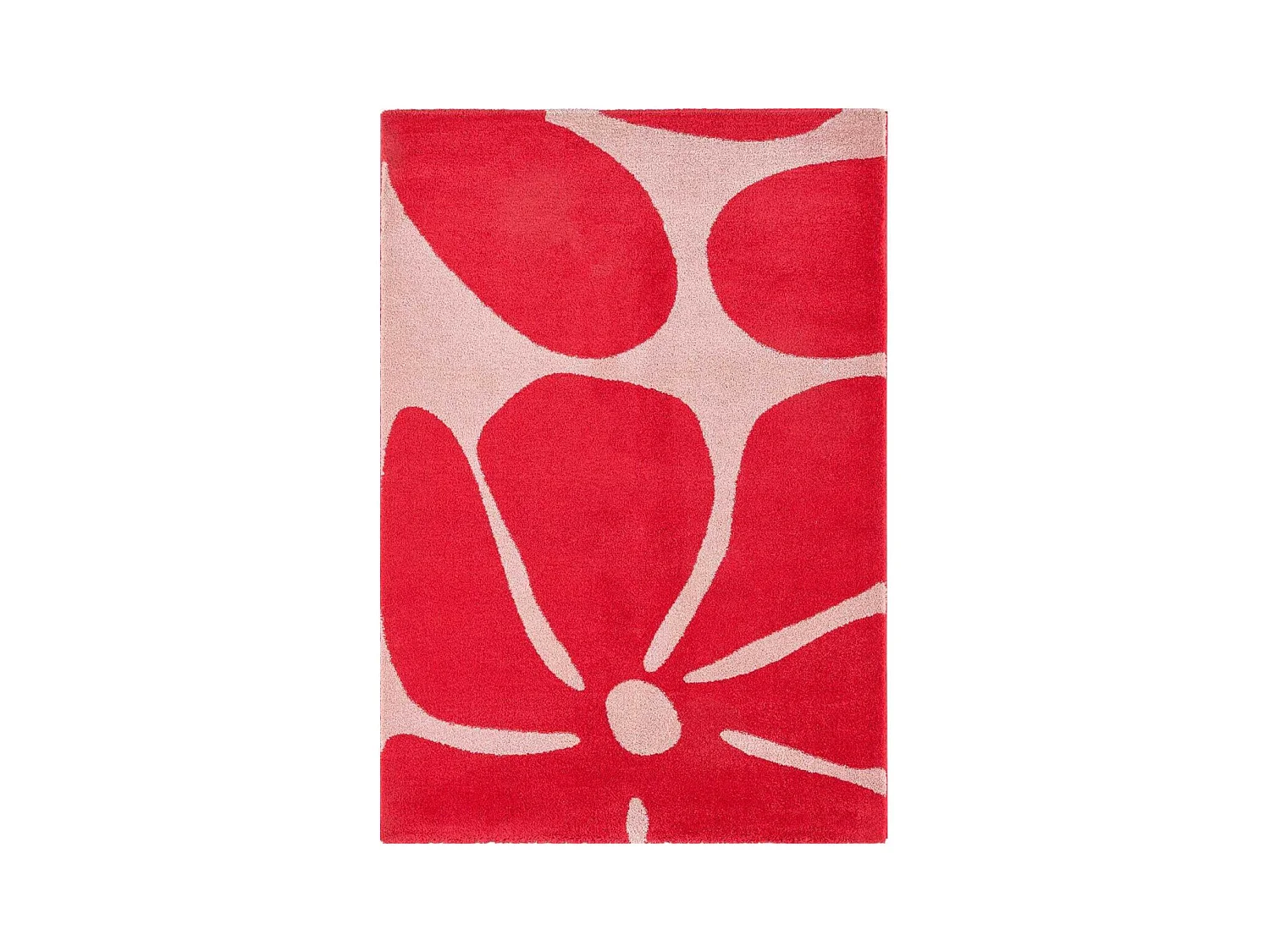 Tapis intérieur à poils longs Swing 385 rouge 200 x 280 cm