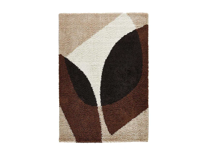 Tapis intérieur en polypropylène Vivara 1061 marron 80 x 140 cm