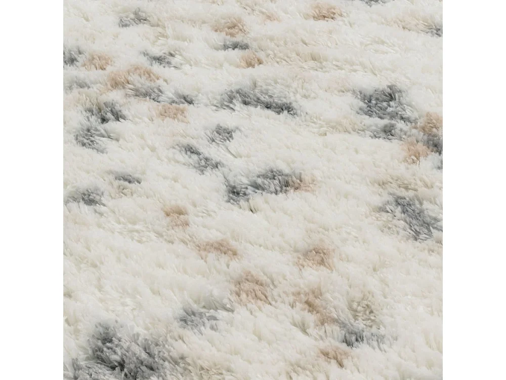 Tapis intérieur en polyester poils longs Léna confettis 290 x 200 cm