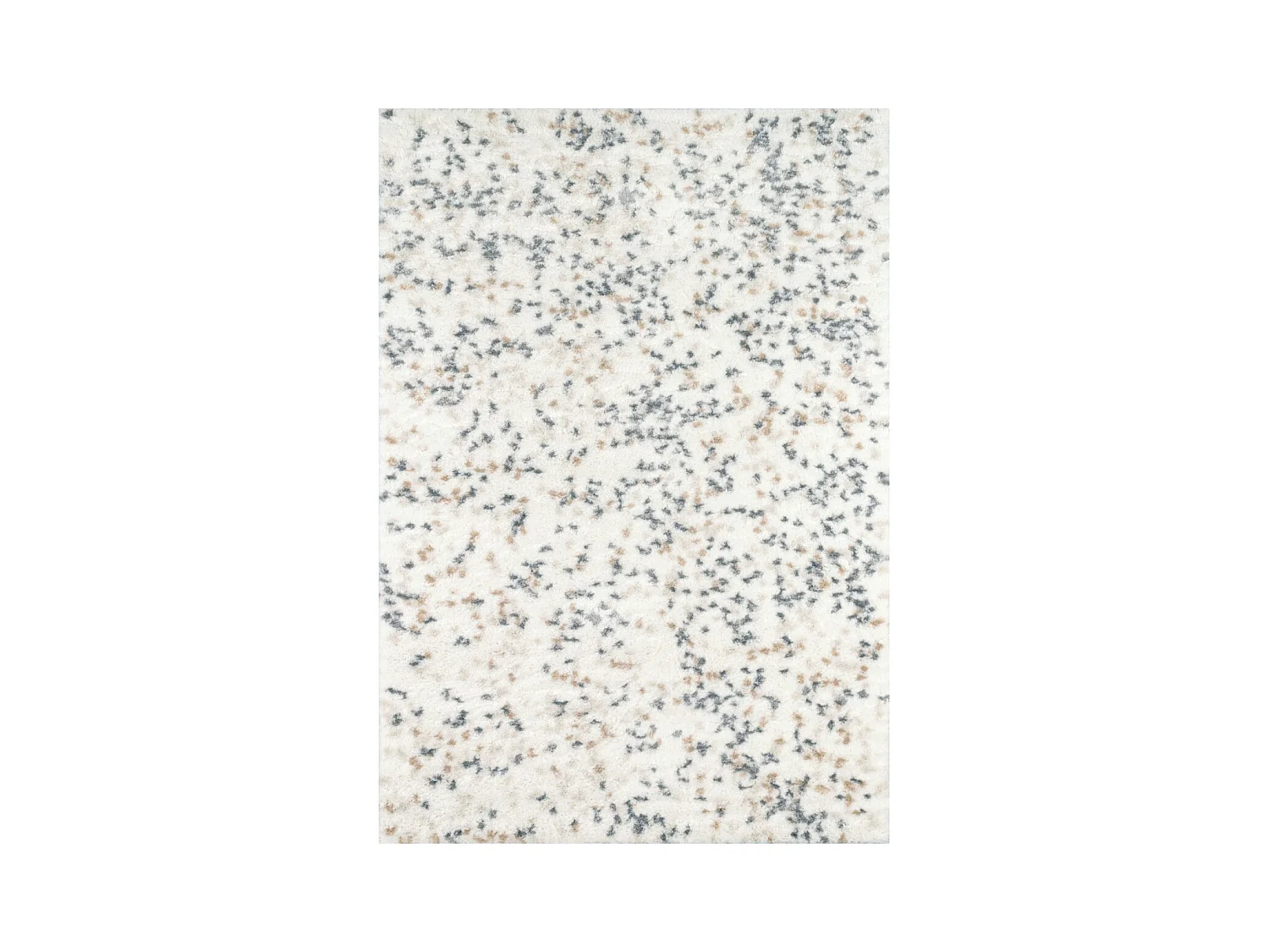 Tapis intérieur en polyester poils longs Léna confettis 290 x 200 cm