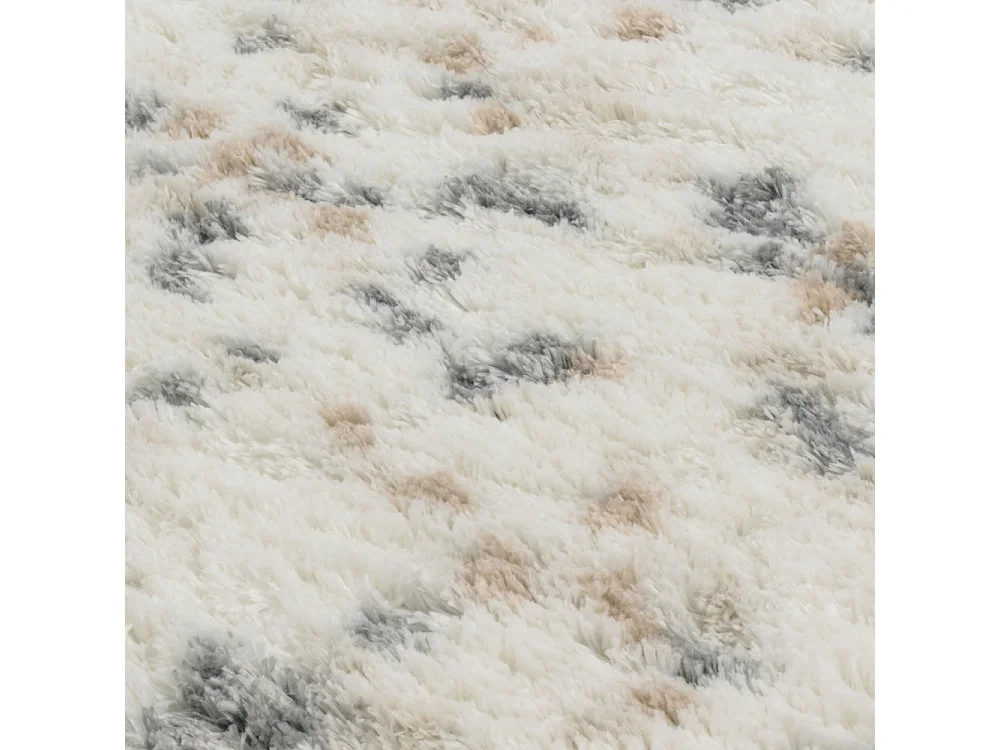 Tapis intérieur en polyester poils longs Léna confettis 230 x 160 cm