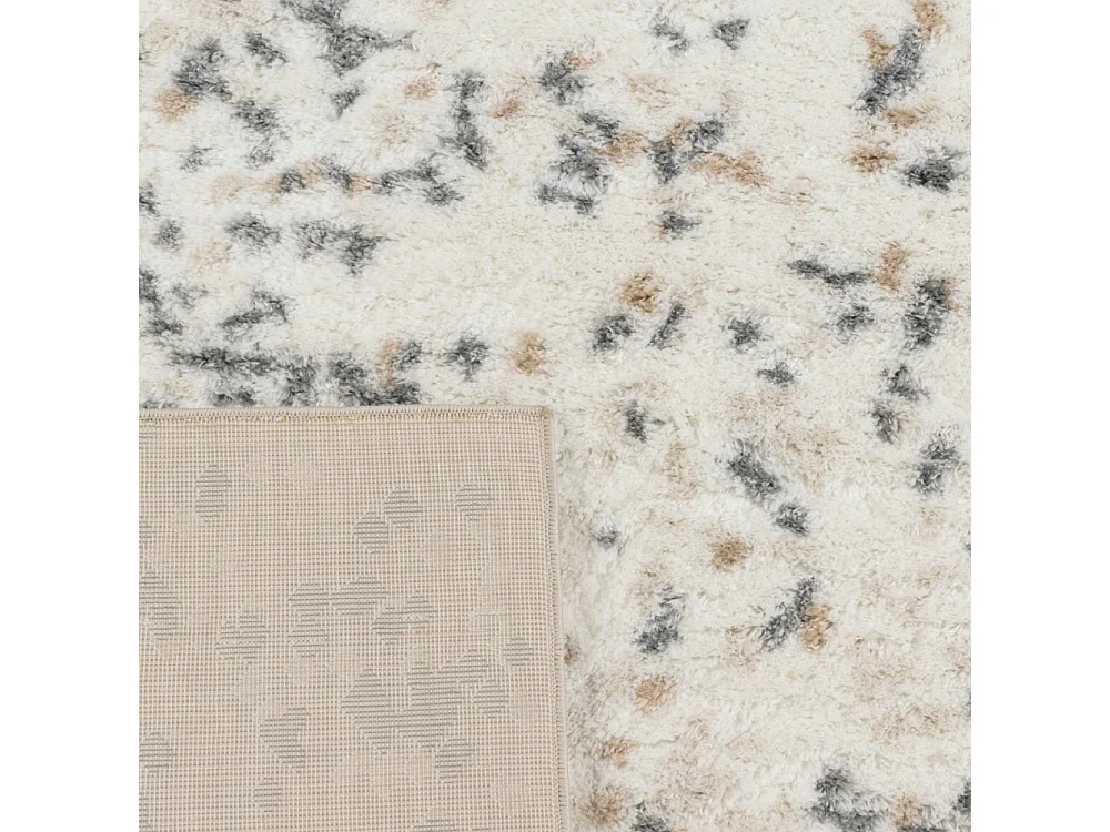 Tapis intérieur en polyester poils longs Léna confettis 230 x 160 cm