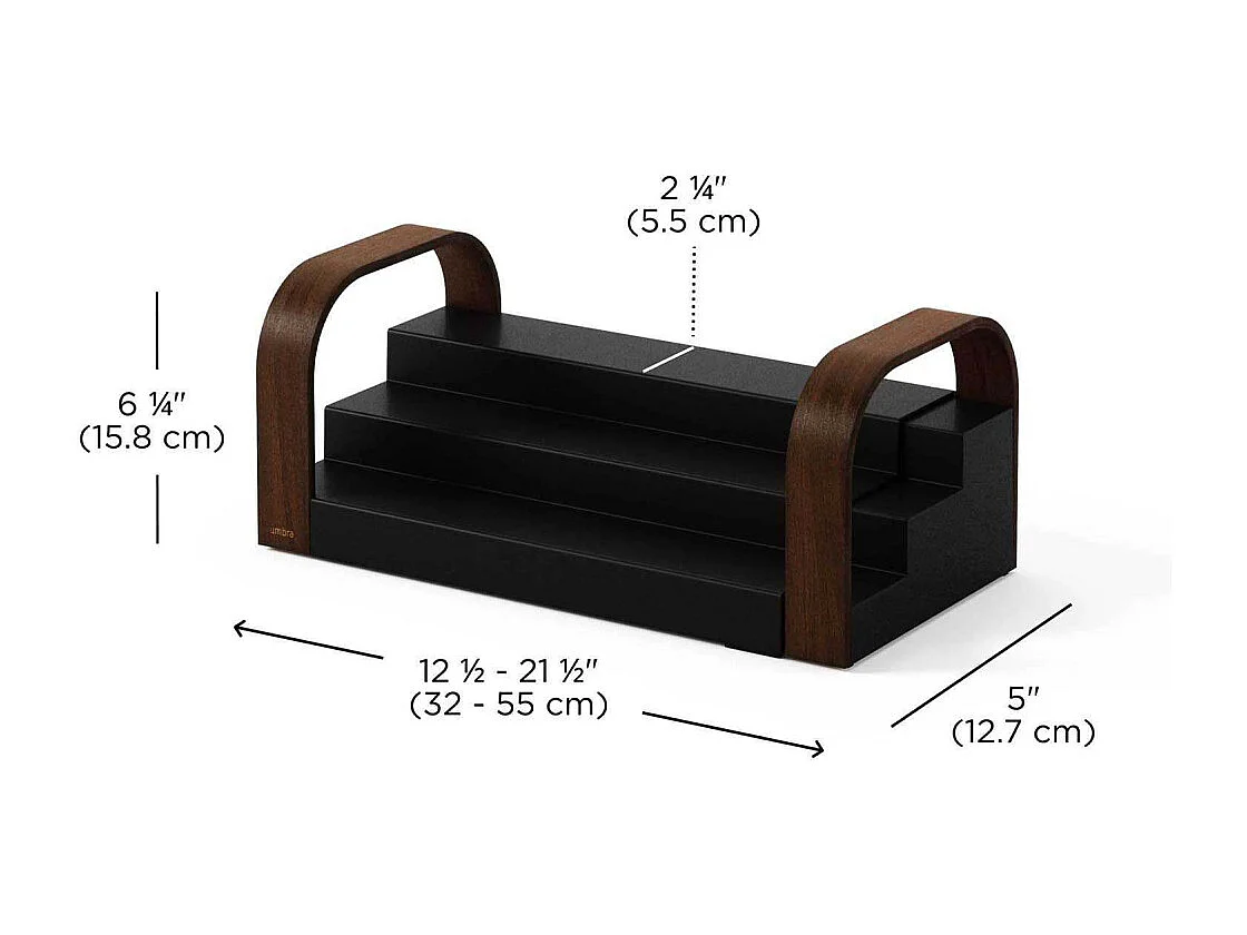 Étagère à épices extensible 3 niveaux Bellwood