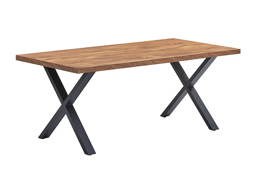 Table à manger 190 x 95 cm pieds X Elo