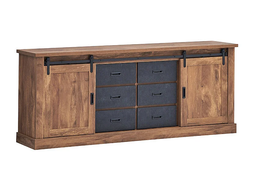 Buffet 2 portes coulissantes 6 tiroirs Elo